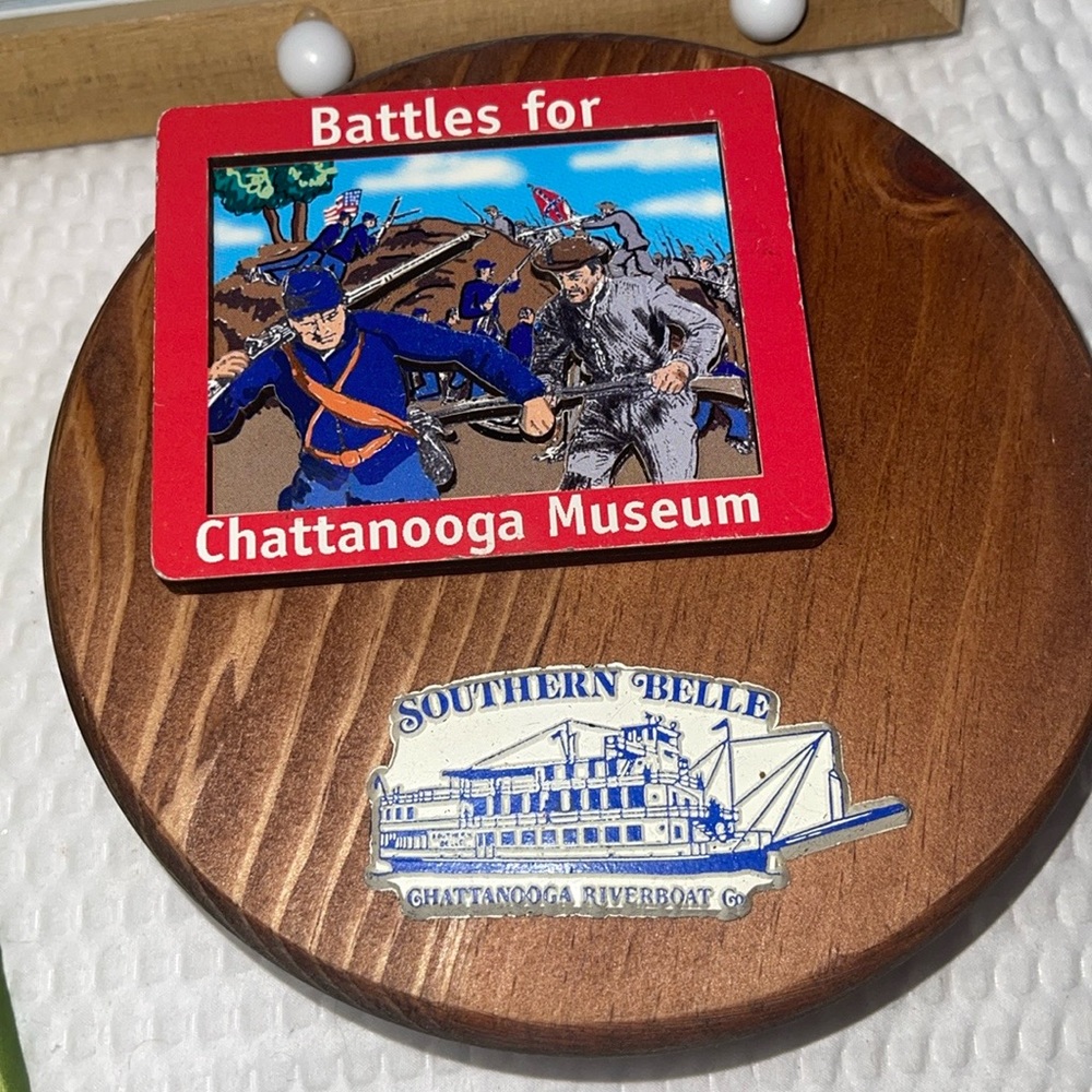 BATTLE OF VICKSBURG *2x3 FRIDGE MAGNET* CIVIL WAR & Riverboat Southern Belle
